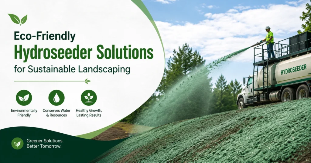 Eco-Friendly Hydroseeder Solutions for Landscaping