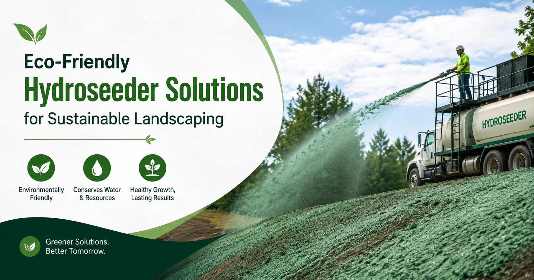 Eco-Friendly Hydroseeder Solutions for Landscaping
