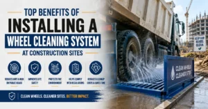 Wheel Cleaning System for Construction Sites