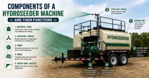 Hydroseeder Machine Components