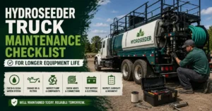 Hydroseeder Truck Maintenance Checklist
