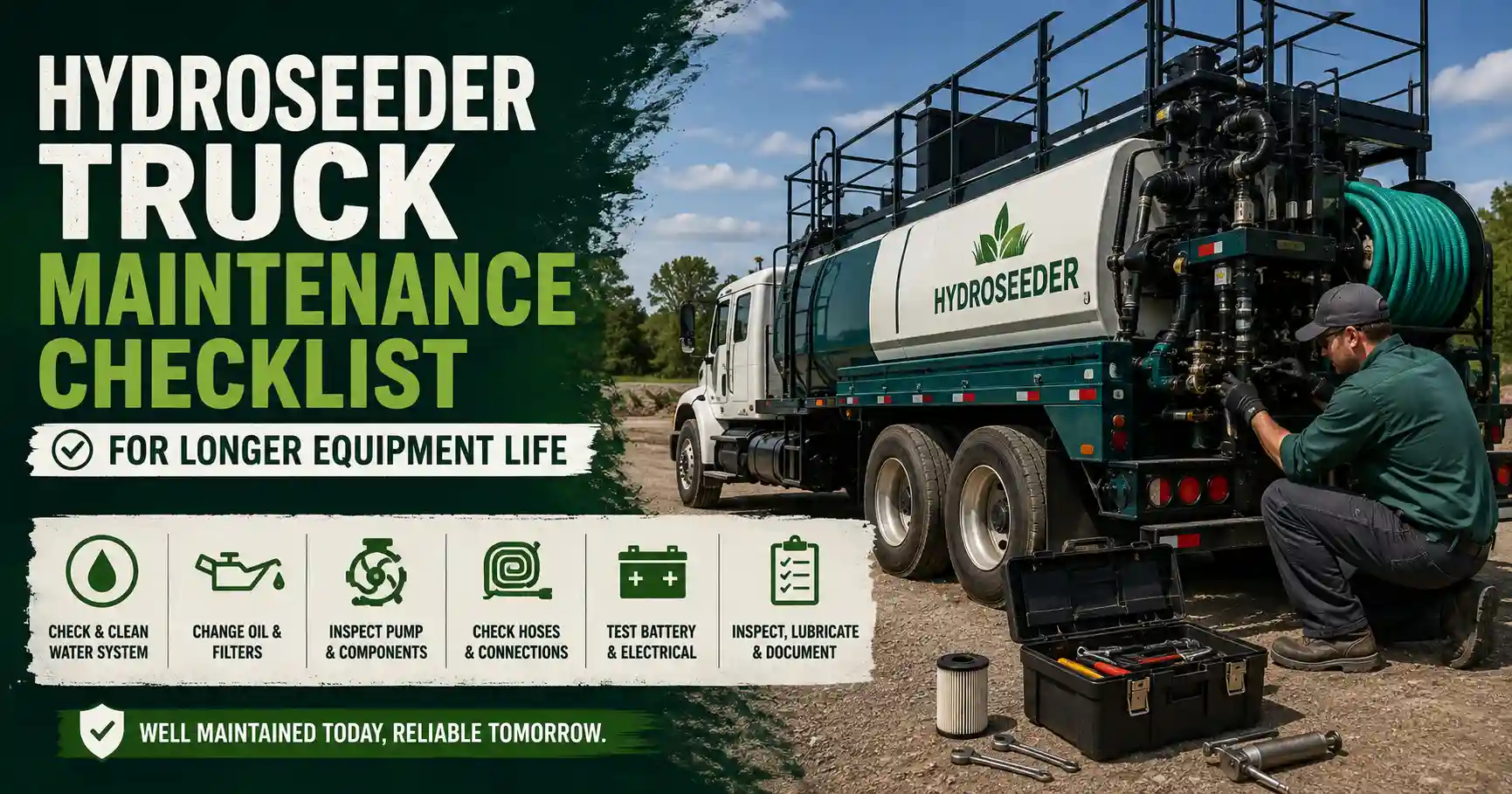 Hydroseeder Truck Maintenance Checklist