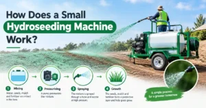 small hydroseeding machine